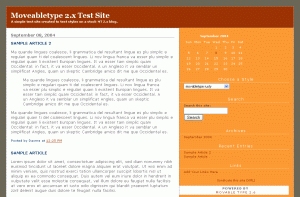 Click to view the test site for Movabletype Rusty